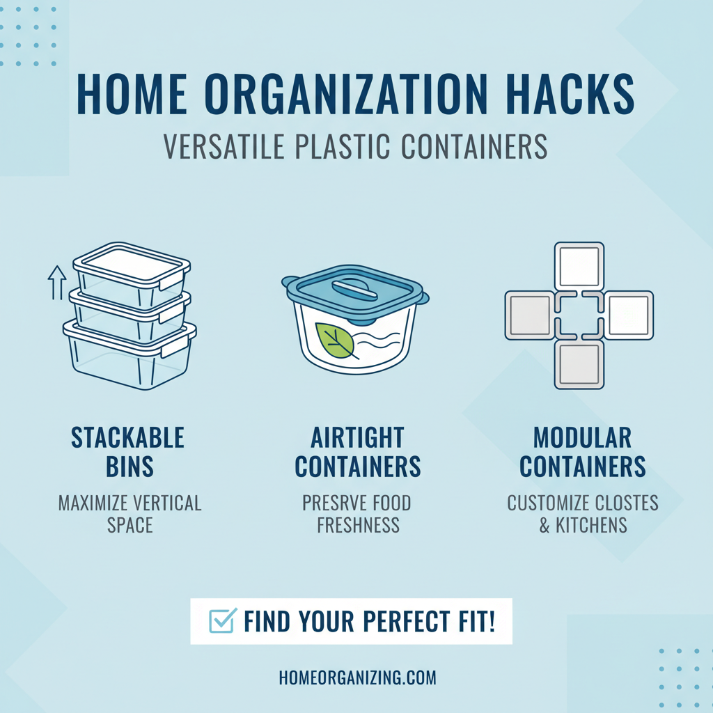Top 10 Plastic Containers for Every Home: Which One Is Right for You?