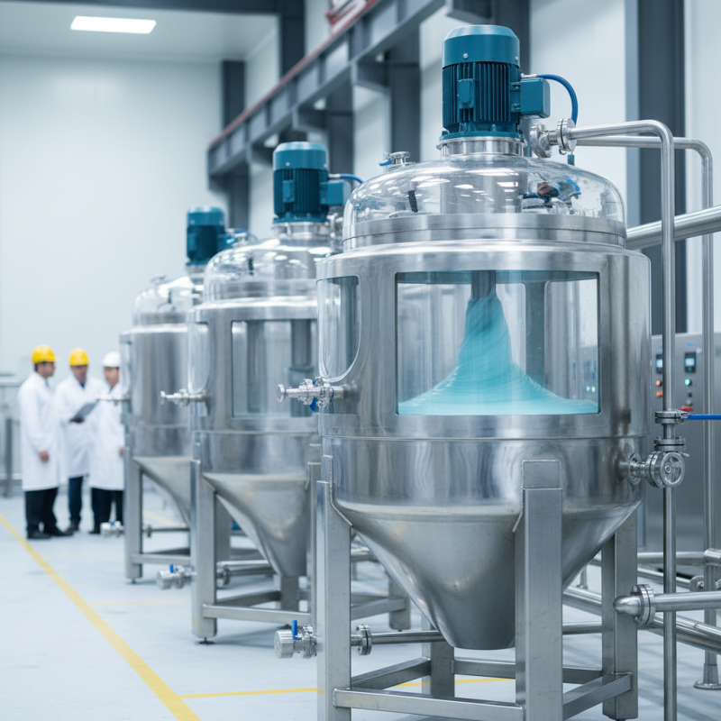 Top 10 Benefits of Using Agitator Mixing Tanks for Efficient Mixing