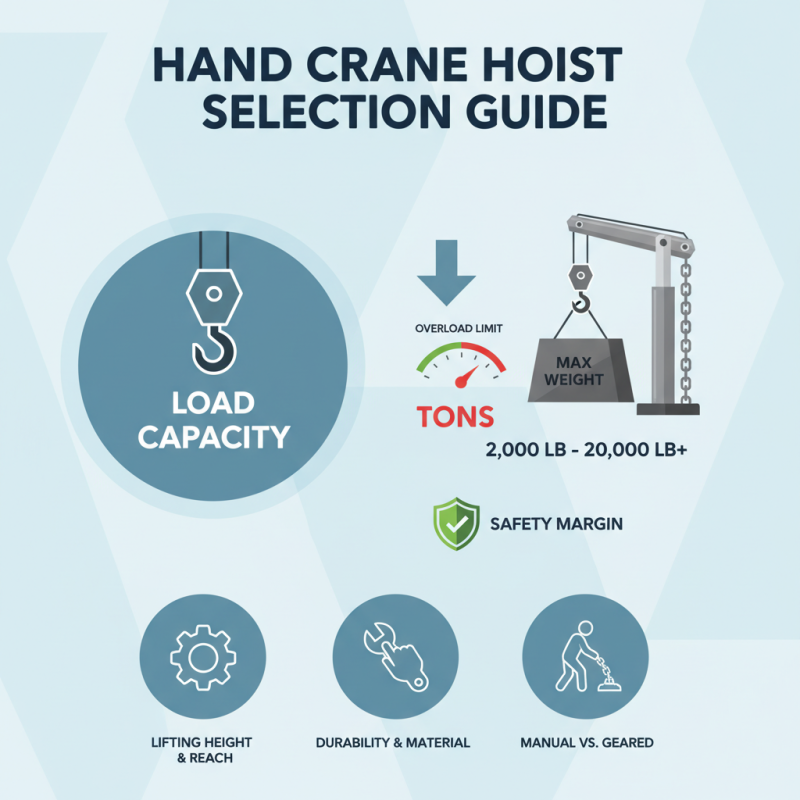 How to Choose the Best Hand Crane Hoist for Your Lifting Needs