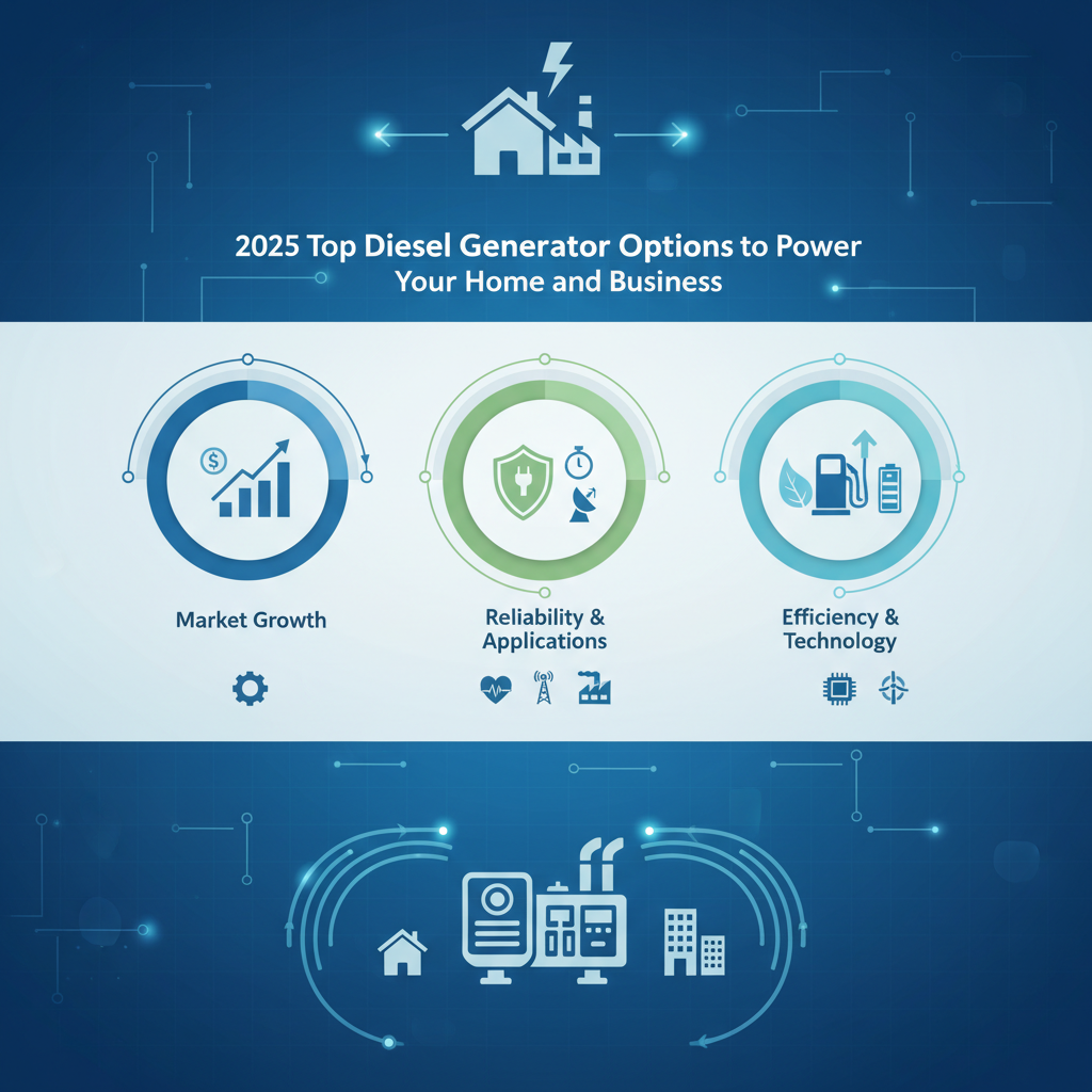 2025 Top Diesel Generator Options to Power Your Home and Business