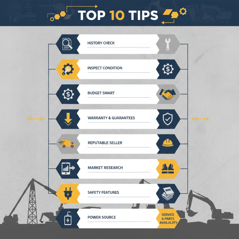 Top 10 Tips for Buying High Quality Construction Used Equipment