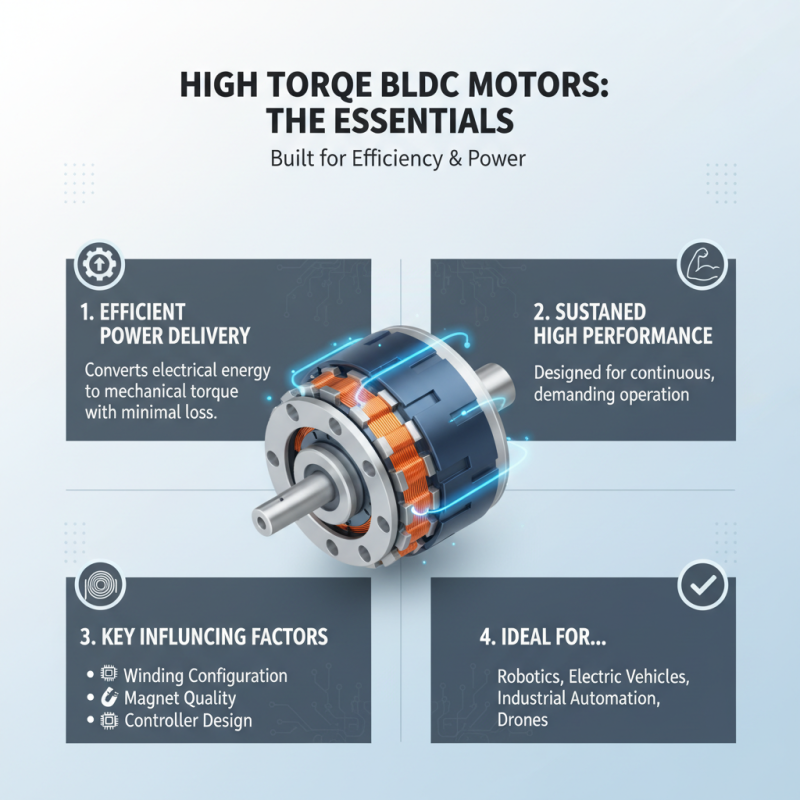 How to Choose High Torque BLDC Motors for Your Applications