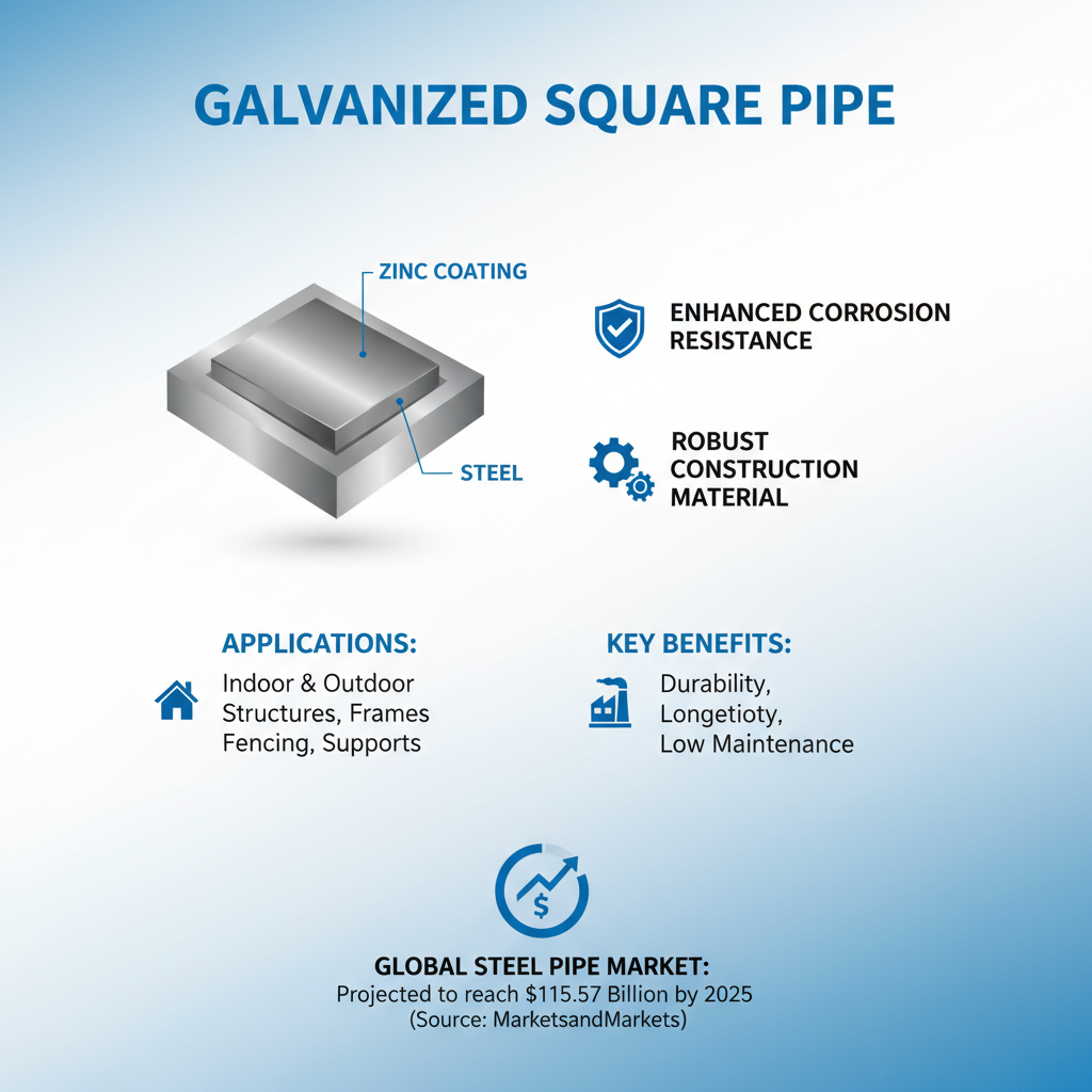 Top 10 Benefits of Using Galvanized Square Pipe for Your Next Project