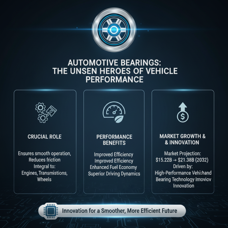 Why Automotive Bearings Are Essential for Vehicle Performance and Safety