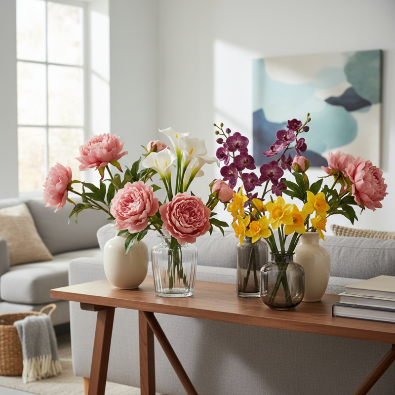 Why Rubber Flowers Artificial Are the Best Choice for Home Decor