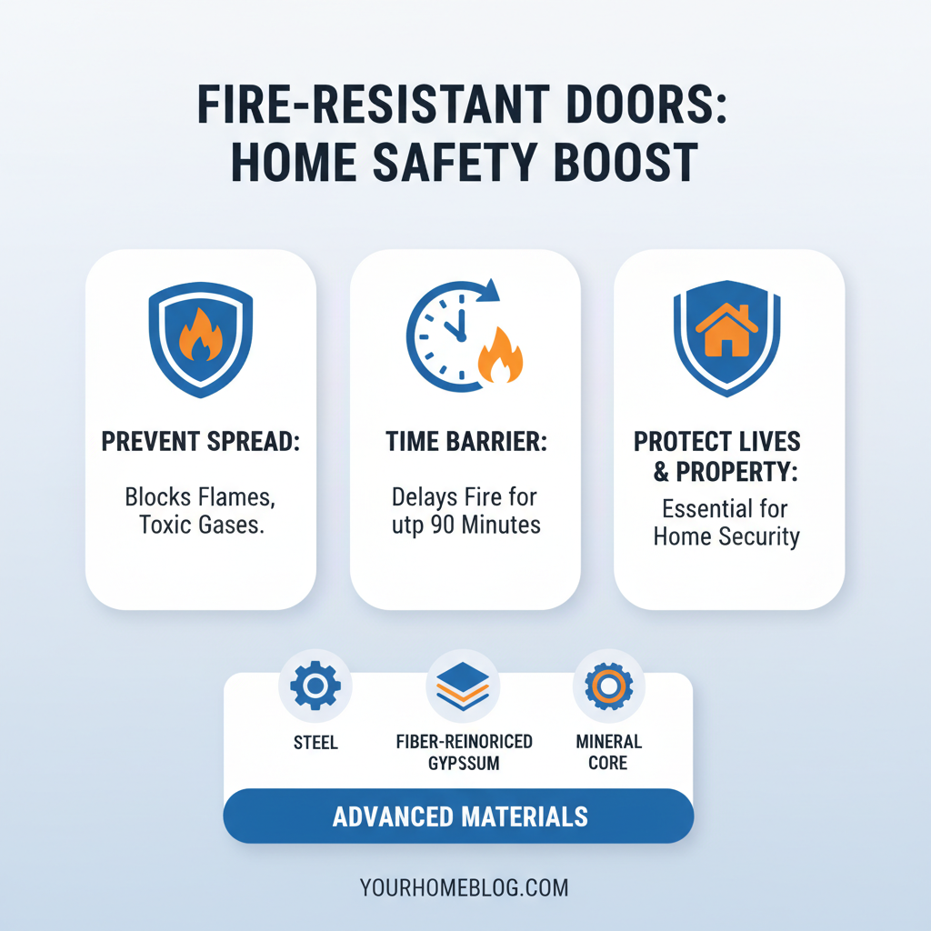 Why Choose Fire Resistant Doors for Your Home Safety and Security