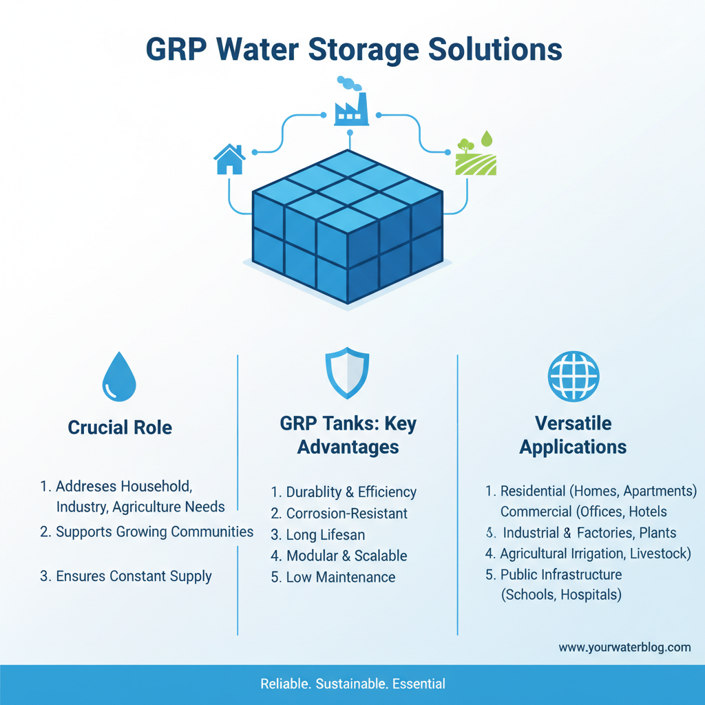 Why Grp Water Tanks Are the Best Solution for Your Water Storage Needs