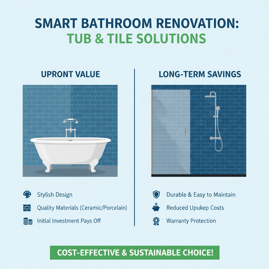 Why You Should Choose a Tub and Tile for Your Bathroom Renovation