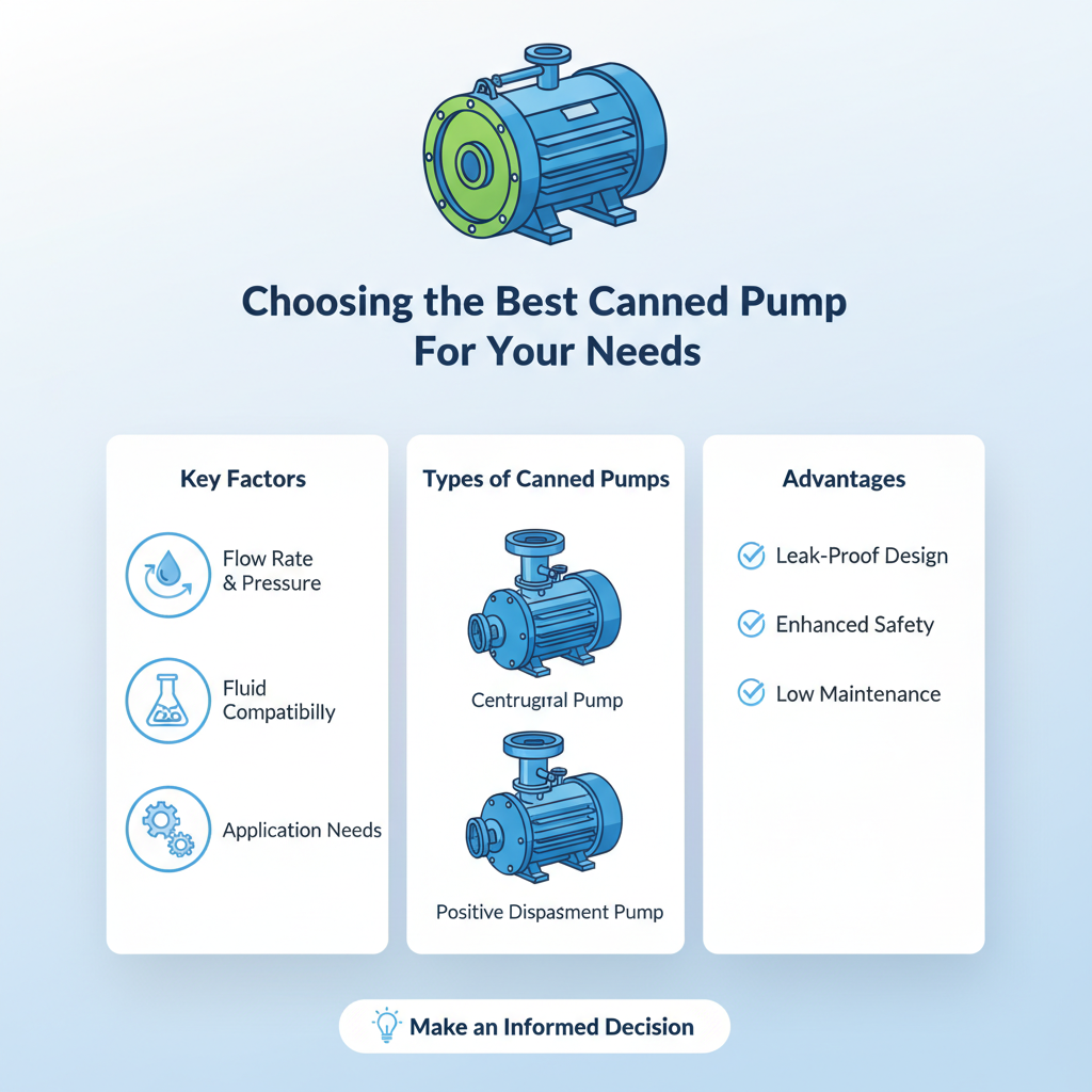 The Ultimate Guide to Choosing the Best Canned Pump for Your Needs