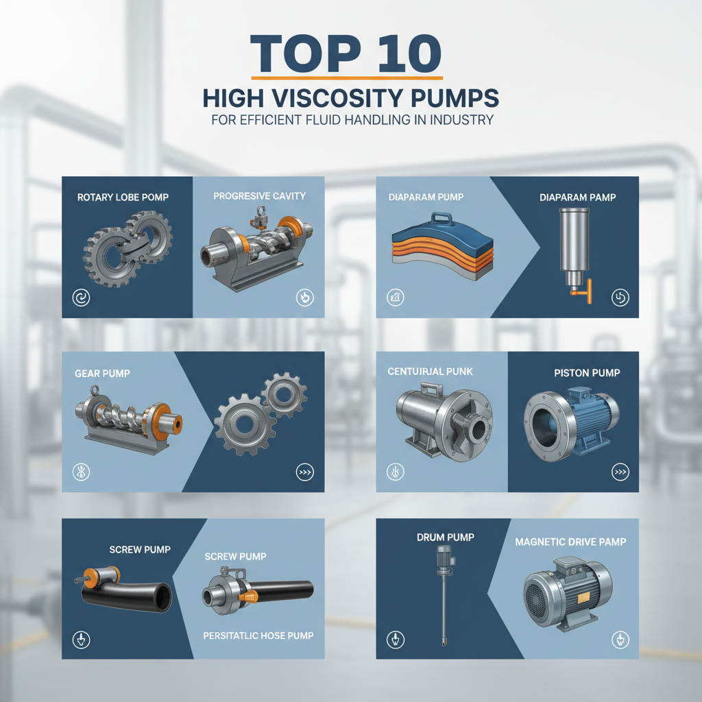 Top 10 High Viscosity Pumps for Efficient Fluid Handling in Industry