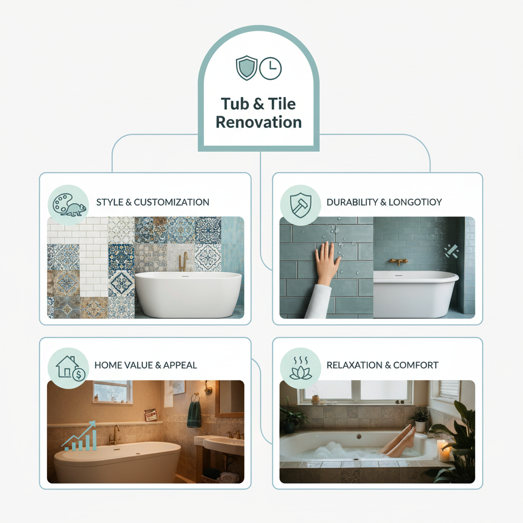 Why You Should Choose a Tub and Tile for Your Bathroom Renovation