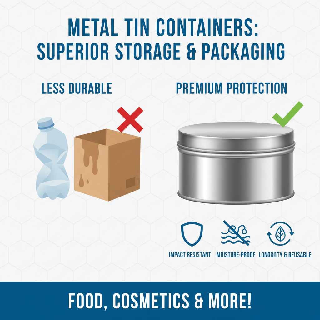 Why Choose Metal Tin Containers for Your Storage and Packaging Needs
