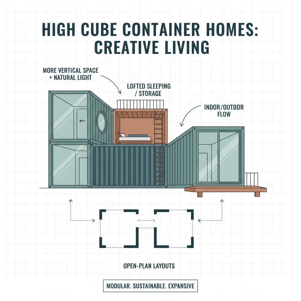 What is a High Cube Shipping Container House? Pros, Cons, and Design Ideas