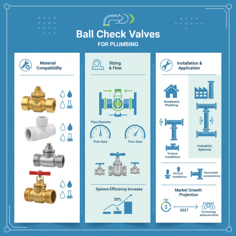How to Choose the Right Ball Check Valve for Your Plumbing Needs
