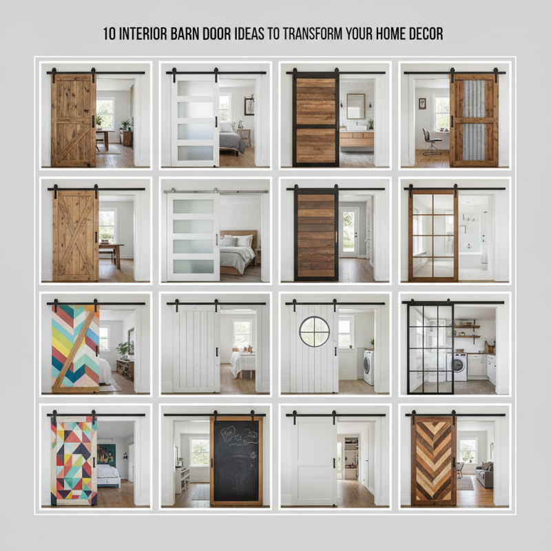10 Stunning Interior Barn Doors Ideas to Transform Your Home Decor