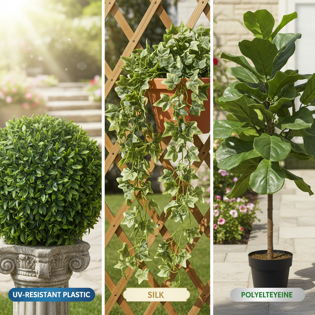 How to Choose Artificial Green Plants for Outdoor Spaces That Last