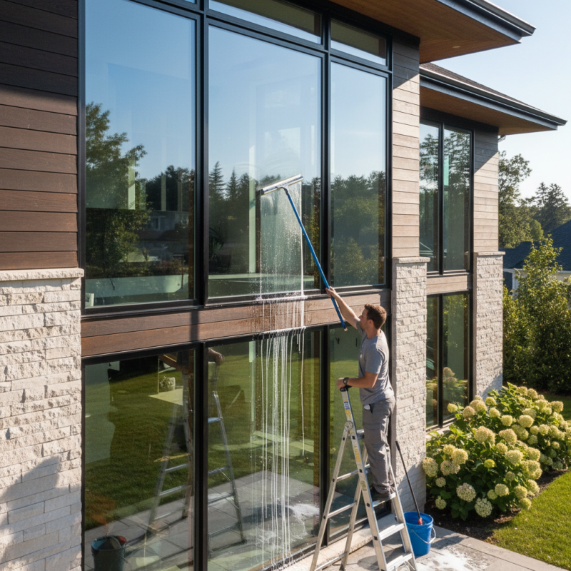 How to Clean Exterior Windows for a Streak Free Shine