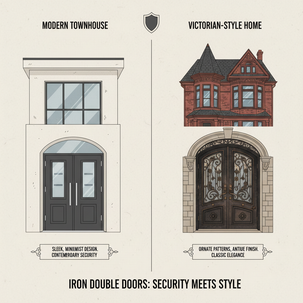 How to Choose the Best Iron Double Entry Doors for Your Home Security