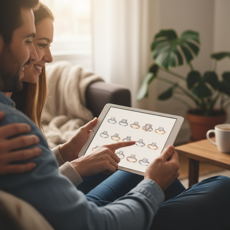 How to Choose the Perfect Engagement Ring Online for Your Partner