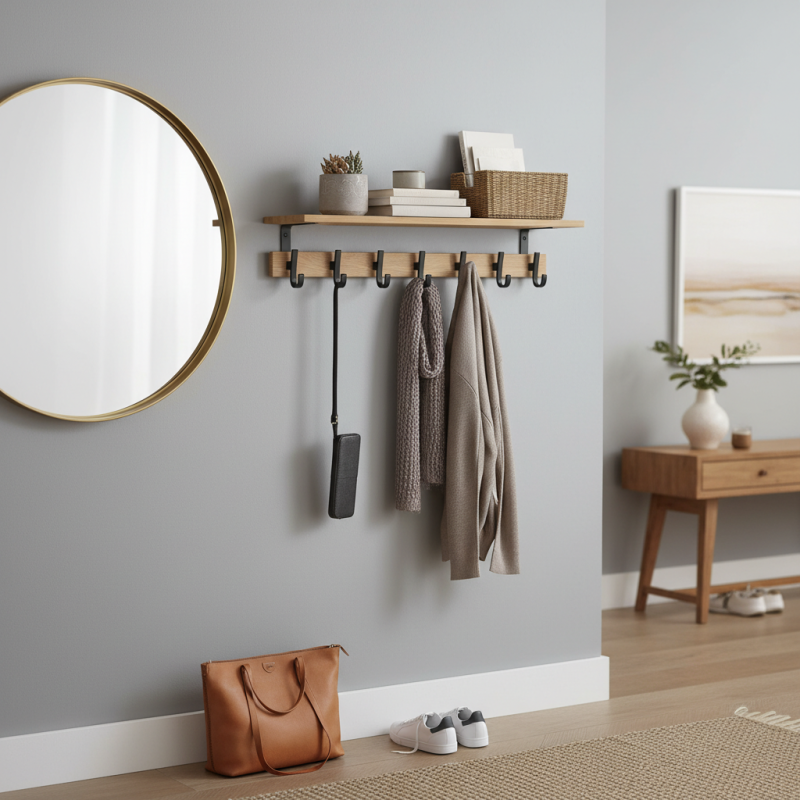 How to Choose the Best Wall Mounted Entryway Coat Rack for Your Home