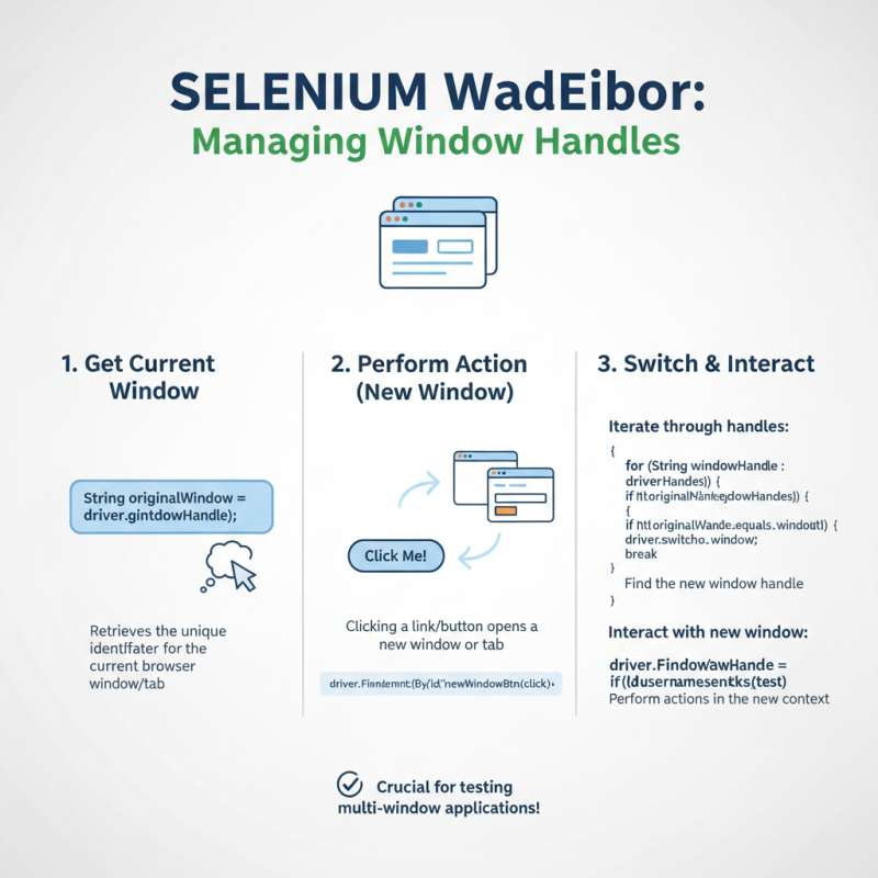 How to Switch and Manage Window Handles in Selenium WebDriver effectively?