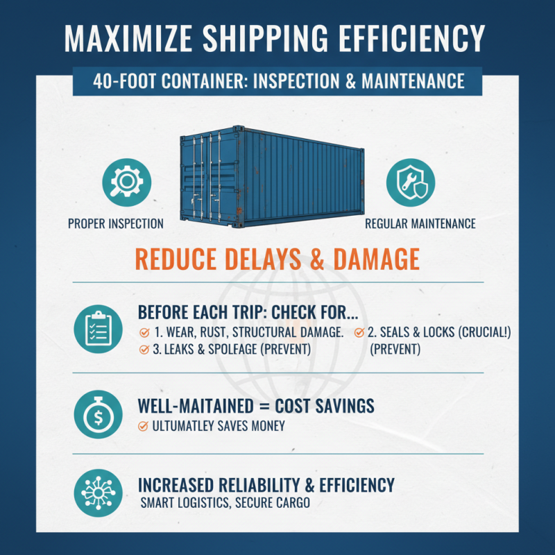 40 ft Container Tips for Efficient Shipping and Cost Saving Solutions