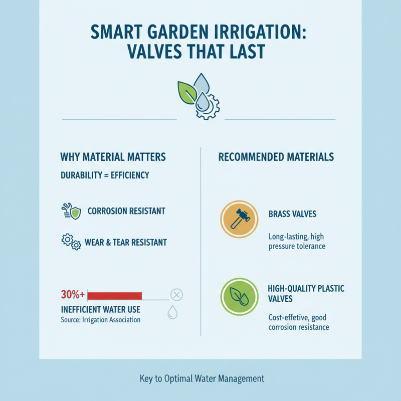 Top 10 Tips for Choosing the Right Sprinkler Irrigation Valve for Your Garden