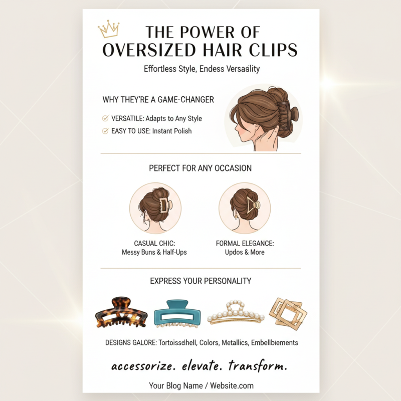 Why Oversized Hair Clips Are the Must Have Hair Accessory of the Year