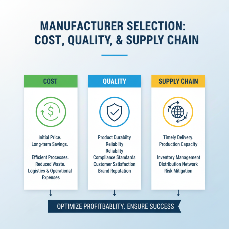 Why Choosing the Right Manufacturer is Crucial for Your Business Success?