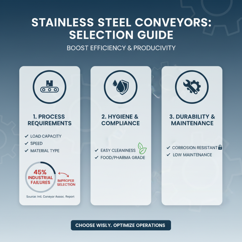 2025 How to Choose the Best Stainless Steel Conveyors for Your Business