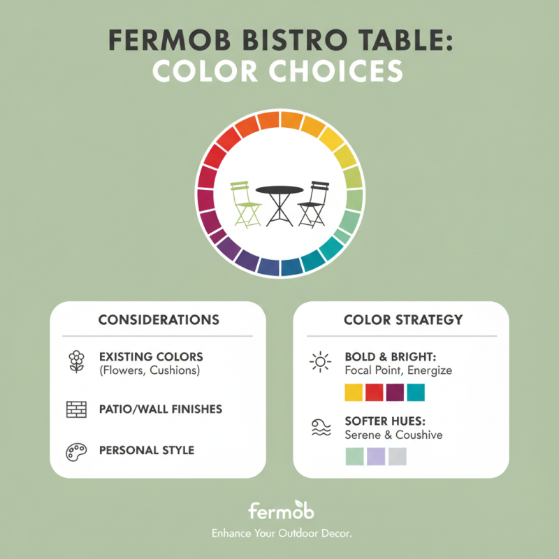 How to Choose the Perfect Fermob Bistro Table for Your Outdoor Space