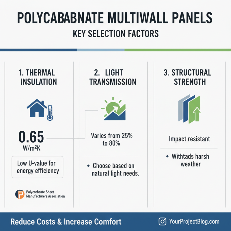 How to Choose the Best Polycarbonate Multiwall Panels for Your Project