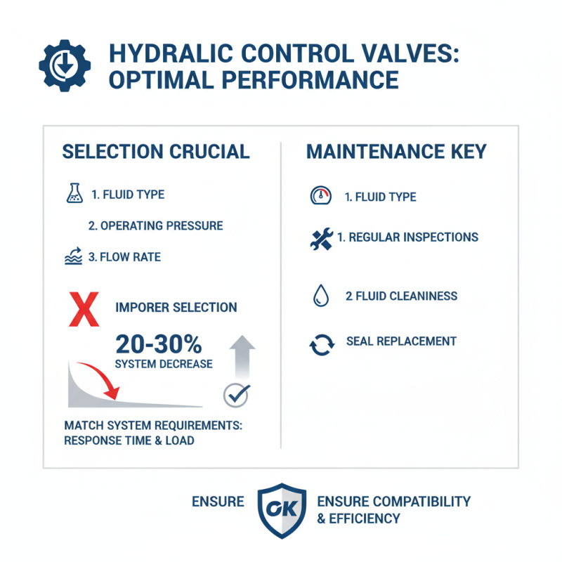 Top 10 Hydraulic Control Valve Types You Need to Know for Optimal Performance