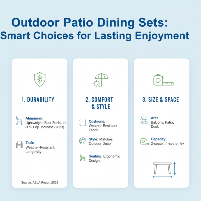 How to Choose the Best Outdoor Patio Dining Sets for Your Home in 2025