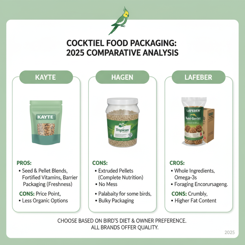 Best Cockatiel Food Packaging Options for 2025 You Need to Know