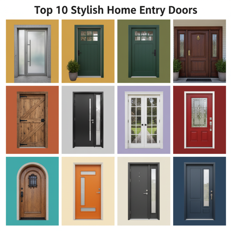 Top 10 Stylish Home Entry Doors to Enhance Your Curb Appeal Today