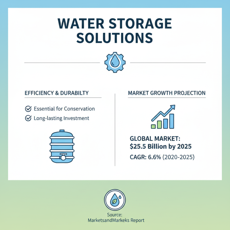 Top 10 Water Storage Tanks You Need to Know About for Optimal Usage