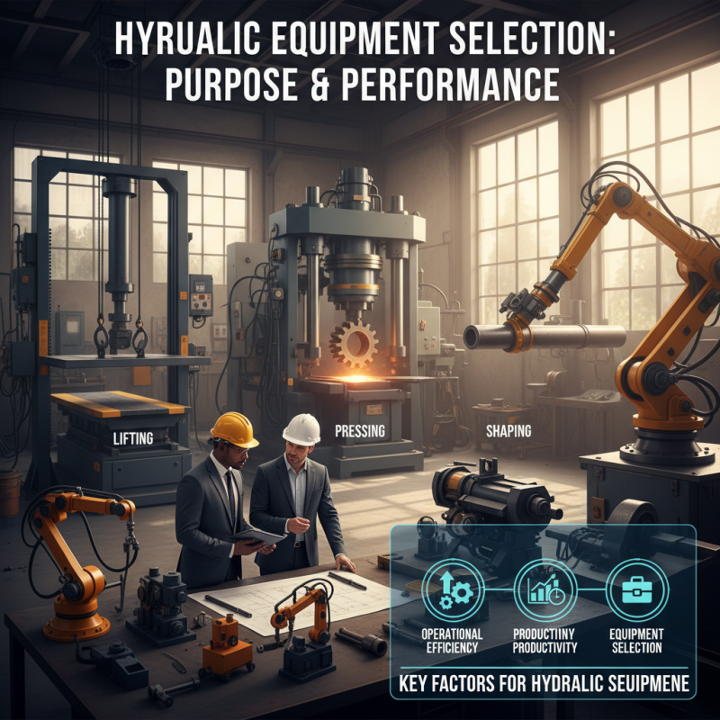 Top 10 Hydraulic Equipment You Need for Your Business Success