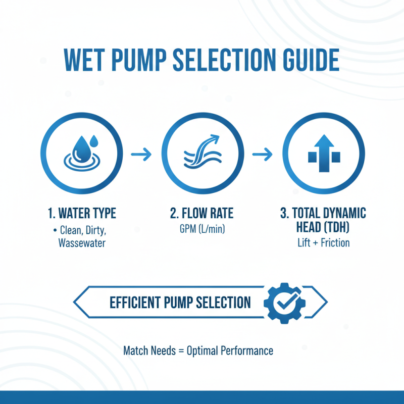 How to Choose the Right Wet Pump for Your Specific Water Needs