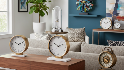 How to Choose the Perfect Decorative Table Clock for Your Home Decor