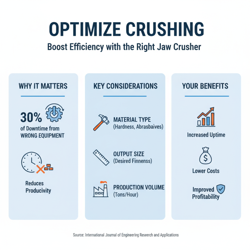 How to Choose the Right Jaw Crusher for Your Crushing Needs