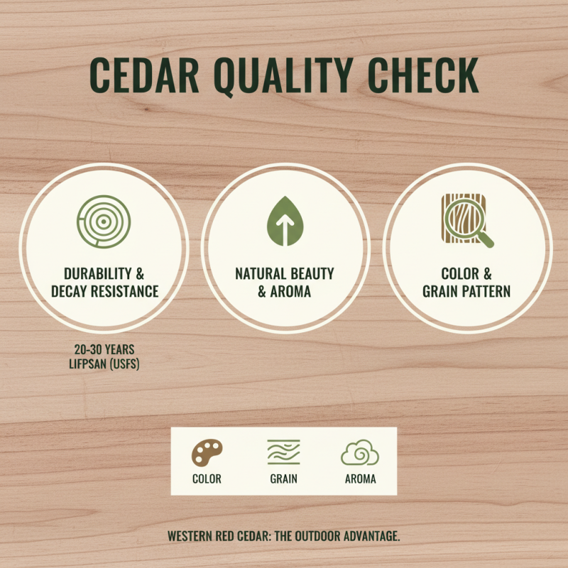 2025 How to Choose the Best Cedar Supply for Your Outdoor Projects