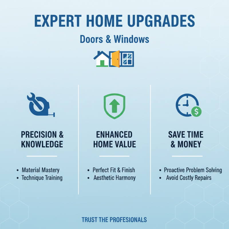 Why Choose Professional Door and Window Installers for Your Home Upgrade