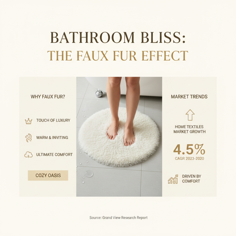 2025 Top Faux Fur Bath Mat Trends for a Cozy Bathroom Makeover