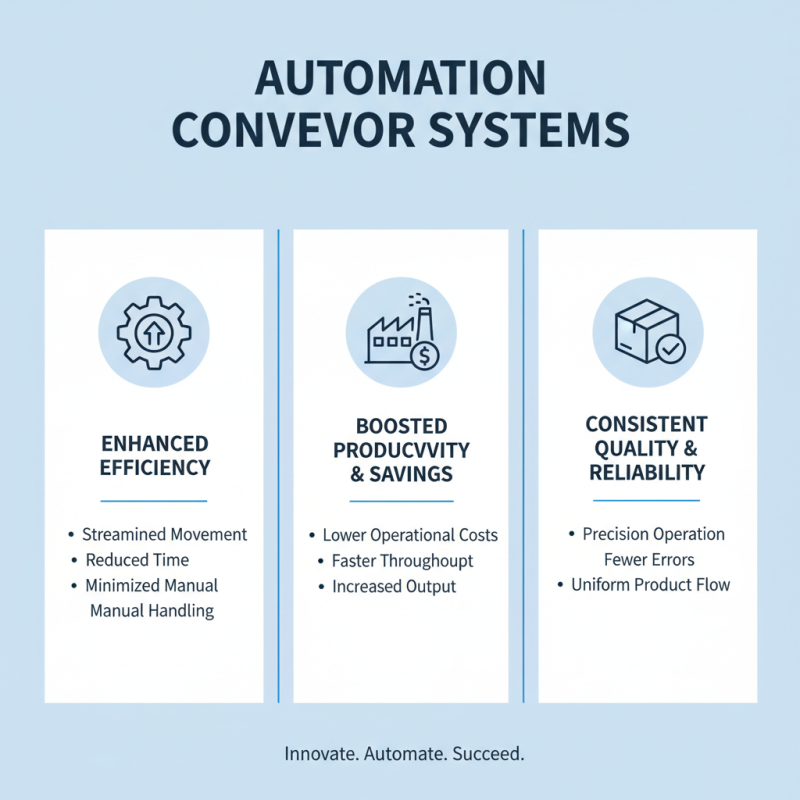 Top 10 Benefits of Automation Conveyor Systems for Modern Manufacturing