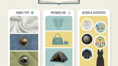 How to Choose the Best Snap Fasteners for Your Sewing Projects