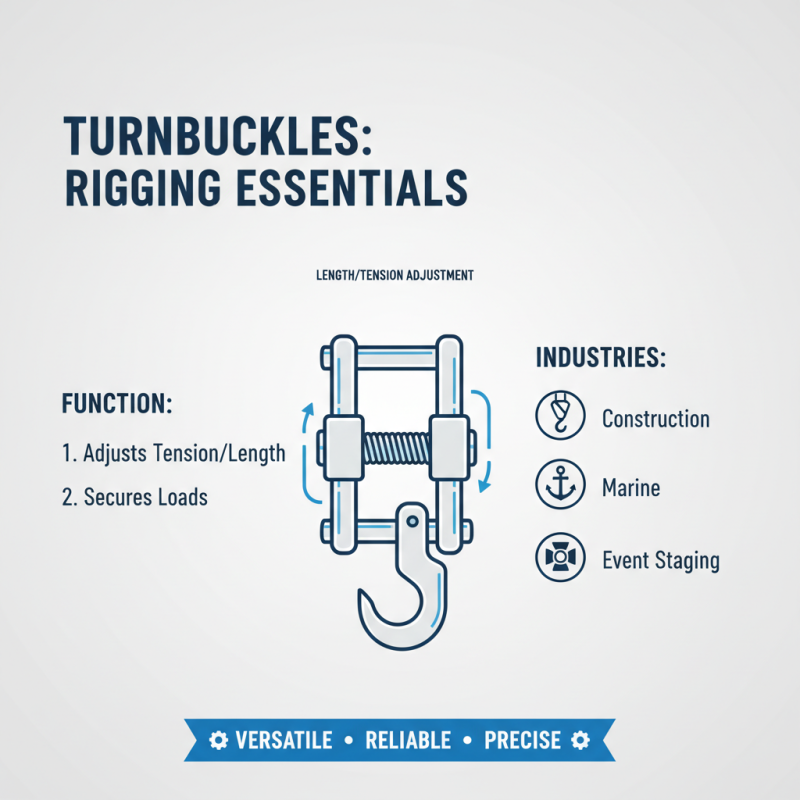 What is a Wire Rope Turnbuckle and How Does it Work in Rigging