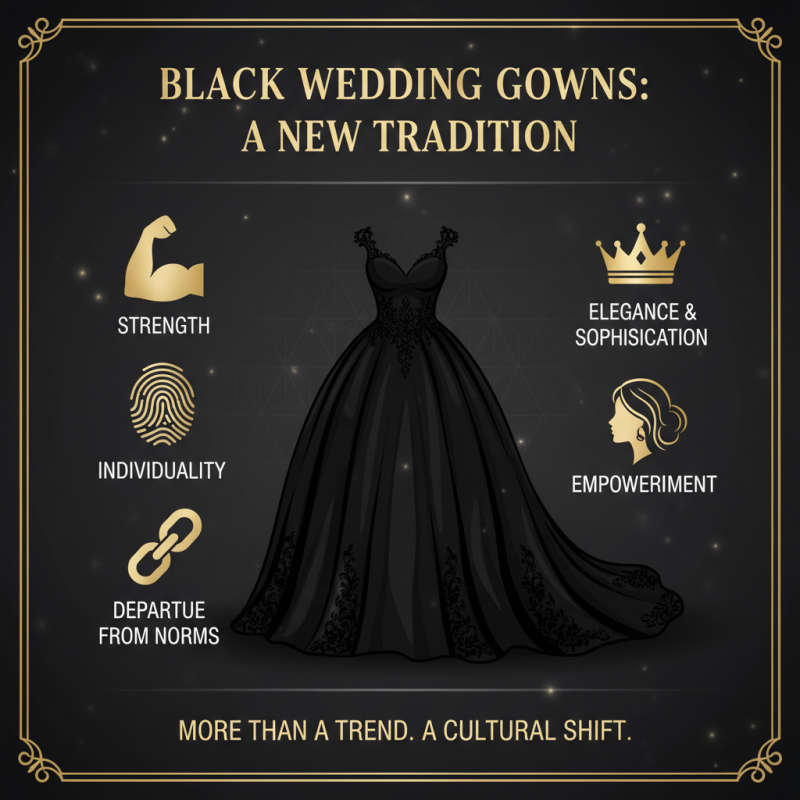 Why Choose Black Wedding Gowns for Your Unique Bridal Look