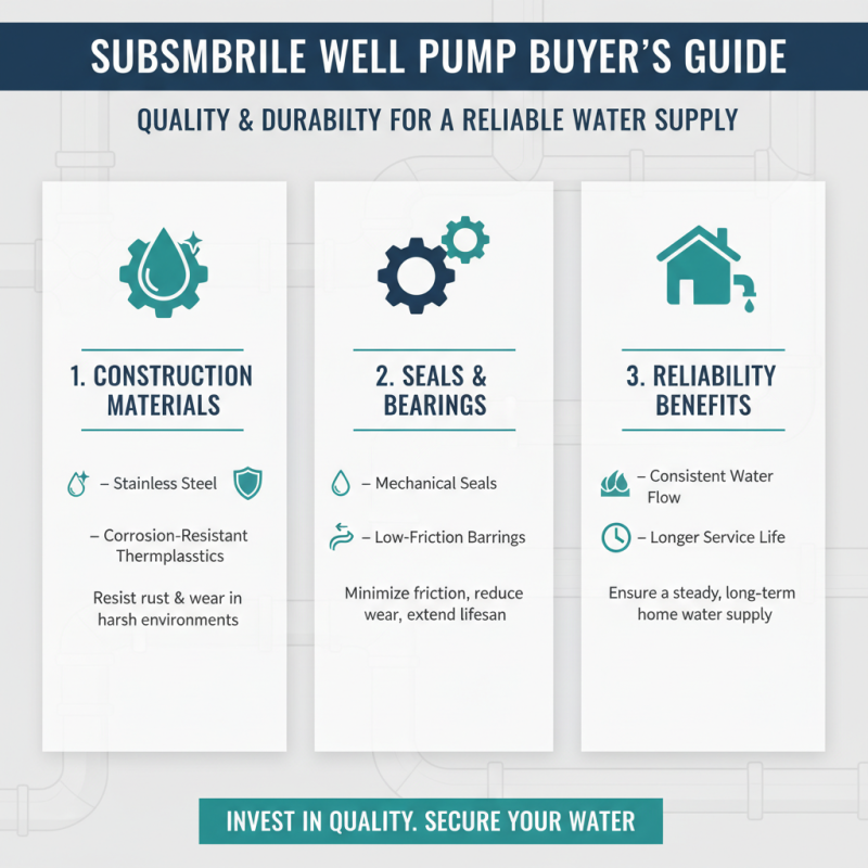 How to Choose the Right Submersible Well Pump for Your Home Needs