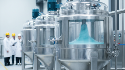 Top 10 Benefits of Using Agitator Mixing Tanks for Efficient Mixing